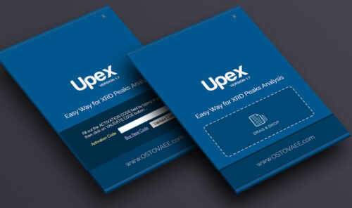 نرم افزار یوپکس UPEX | آنالیز XRD